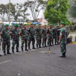 Dandim 0304 Agam Menggelar Apel Pasukan, Pengecekan dan Perkenalan Pimpinan Baru