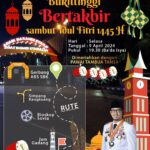 Menyambut Hari Raya Idul fitri 1445 H, Pemerintah Kota Bukittinggi Gelar Pawai "Bukittinggi Bertakbir"