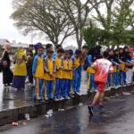 TIM Tambua Tansa SMPN 7 Bukittinggi Memberikan Dukungan pada Police Women Run HUT Polwan ke 76