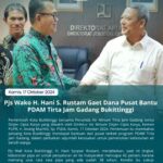 Pjs Wako H Hani S. Rustam Gaet Dana Pusat Bantu PDAM Tirta Jam Gadang Bukittinggi