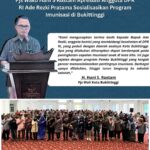 Pjs Wako Hani S Rustam Apresiasi Anggota DPR RI Ade Rezki Pratama Sosialisasikan Program Imunisasi di Bukittinggi