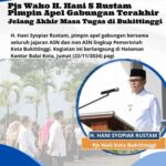 Pjs Wako H.Hani S. Rustam Pimpin Apel Gabungan Terakhir Jelang Akhir Masa Tugas di Bukittinggi
