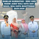 Ramlan Nurmatias - Ibnu Asis Resmi Jabat Wali Kota dan Wakil Wali Kota Bukittinggi 2025-2030