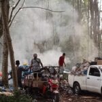 Ketua KNPI Pasbar buka suara terkait pembakaran dan Penumpukan sampah di belakang kantor DLH Pasbar