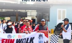 Sinergi Merah Putih: Lapas dan Bapas Bukittinggi Gelar Fun Walk di Jantung Kota Jam Gadang Sambut HUT ke-81 RI